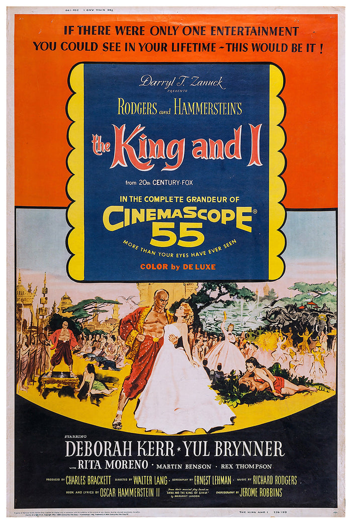 The King and I 1956 - US - v2 - Classsic Movie Poster