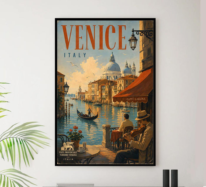 Italy - Venice 3 - Vintage Tourism Travel Poster