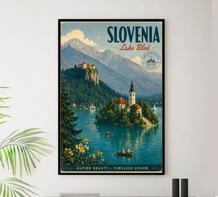Slovenia - Tourism - v1 - Vintage Travel Poster