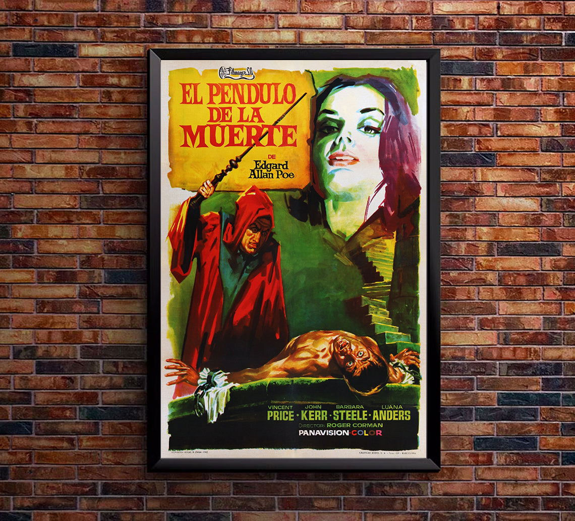 Pit and the Pendulum 1961 - Spain - v1 - Classic Movie Poster