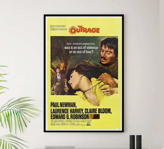 The Outrage 1964 - Paul Newman - US - Classic Movie Poster
