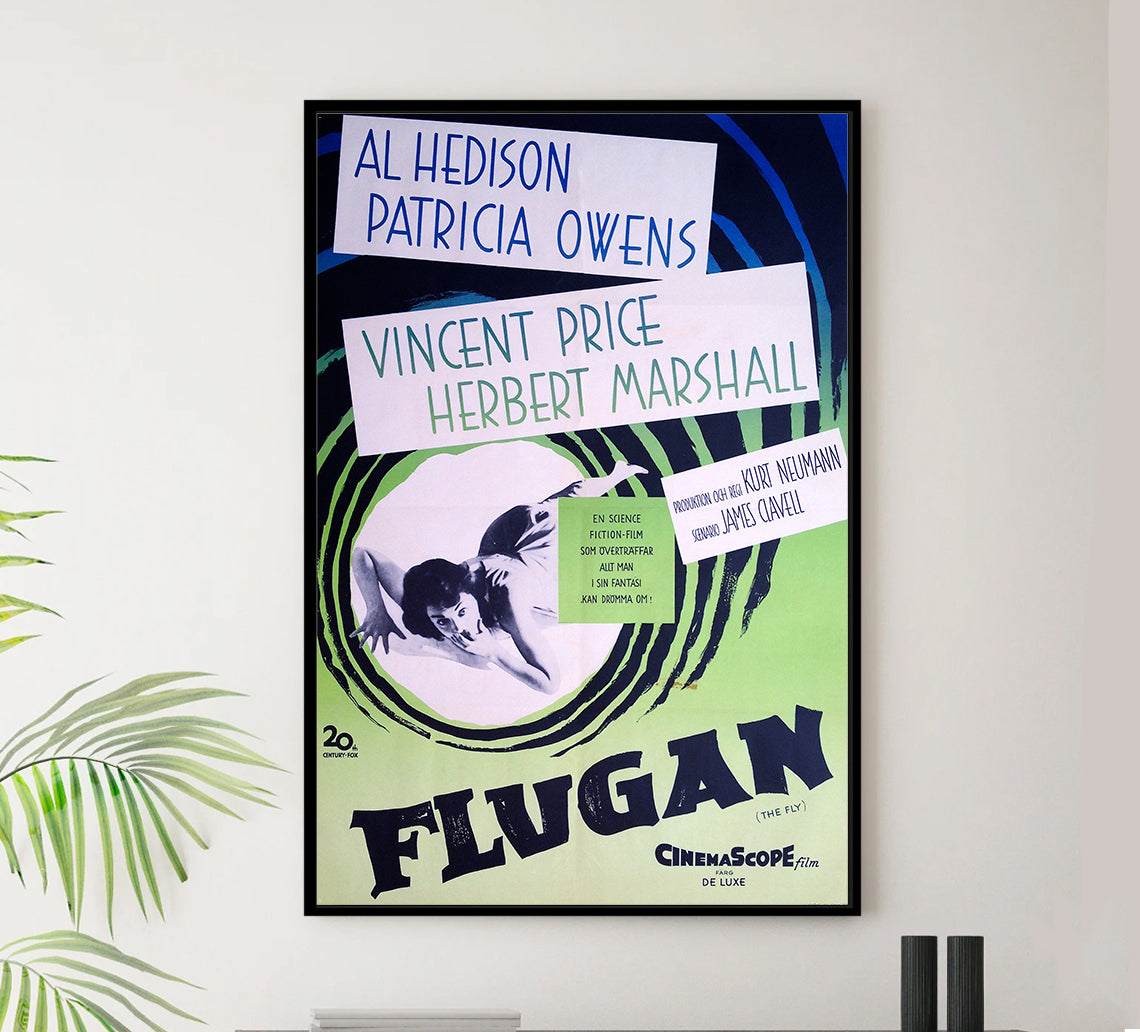 The Fly 1958 - Sweden - v1 - Classic Movie Poster