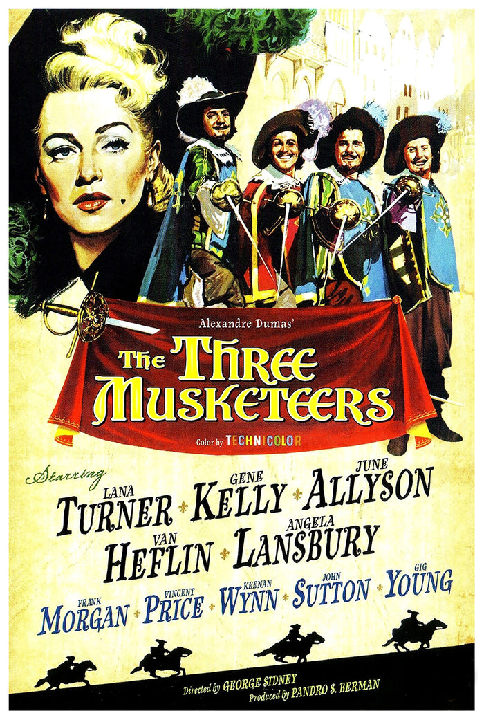 The Three Musketeers 1948 - US - v6 - Classic Movie Poster