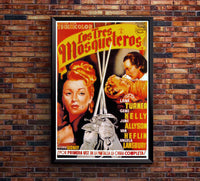 The Three Musketeers 1948 - Spain - v3 - Classic Movie Poster