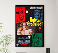 The Hustler 1961 - Paul Newman - Germany - Classic Movie Poster