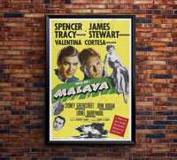 Malaya 1949 - US - v1 - Classic Movie Poster