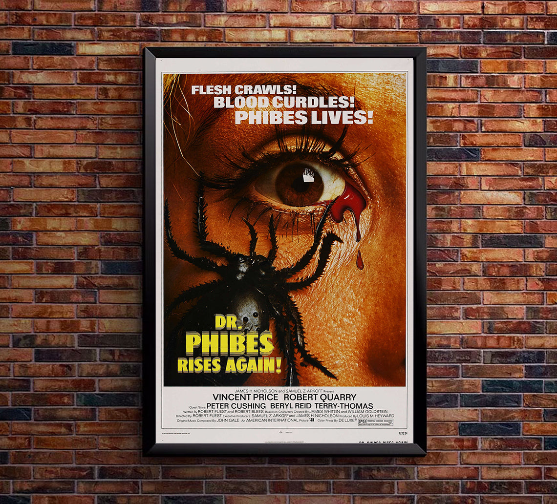 Dr. Phibes Rises Again 1972 - US - v1 - Classic Movie Poster