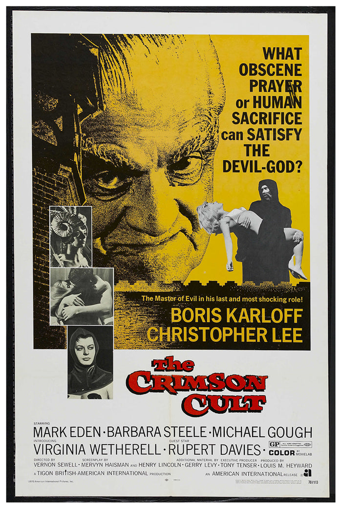 Curse of the Crimson Altar 1968 - US - v2 - Classic Movie Poster