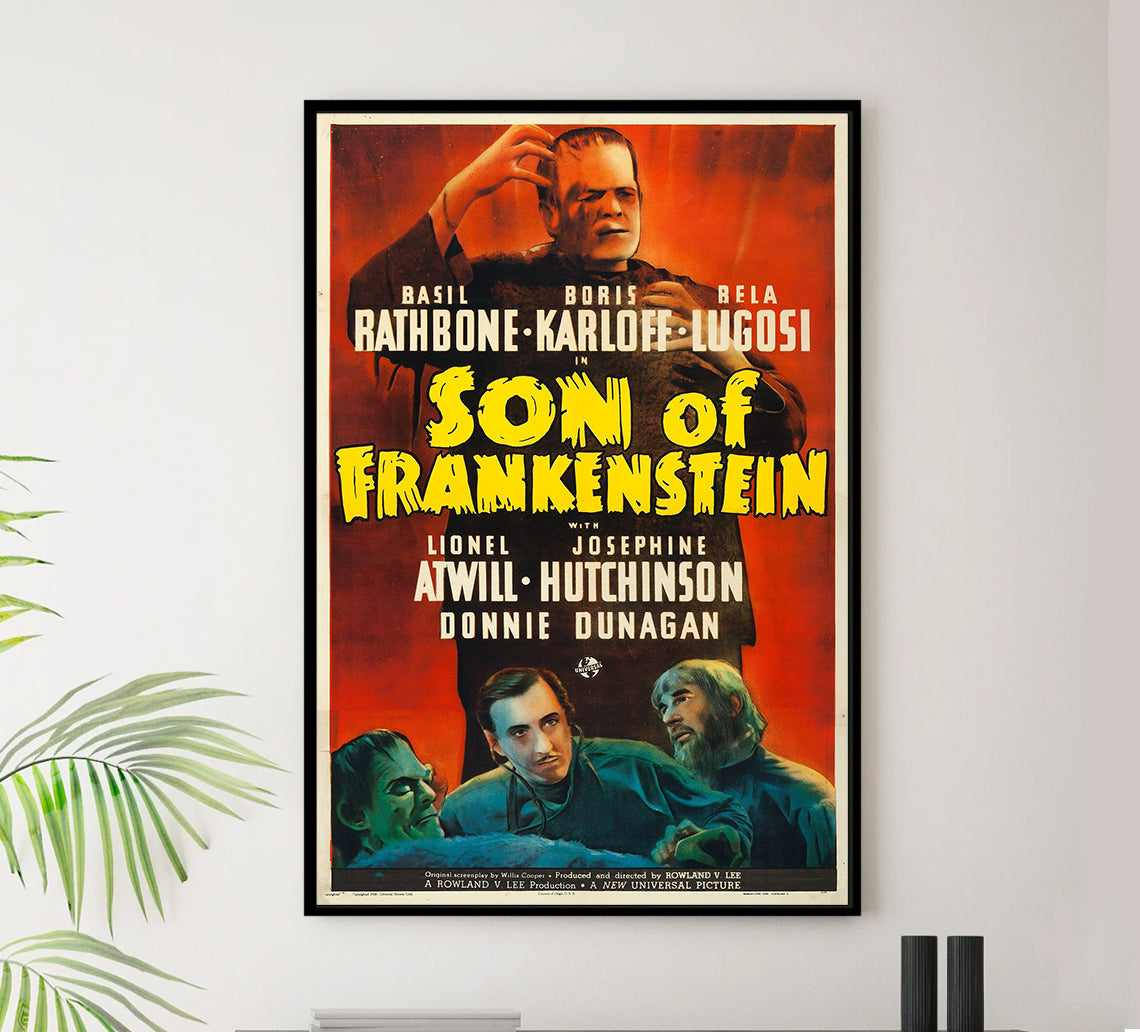 Son of Frankenstein 1939 - US - v1 - Classic Movie Poster