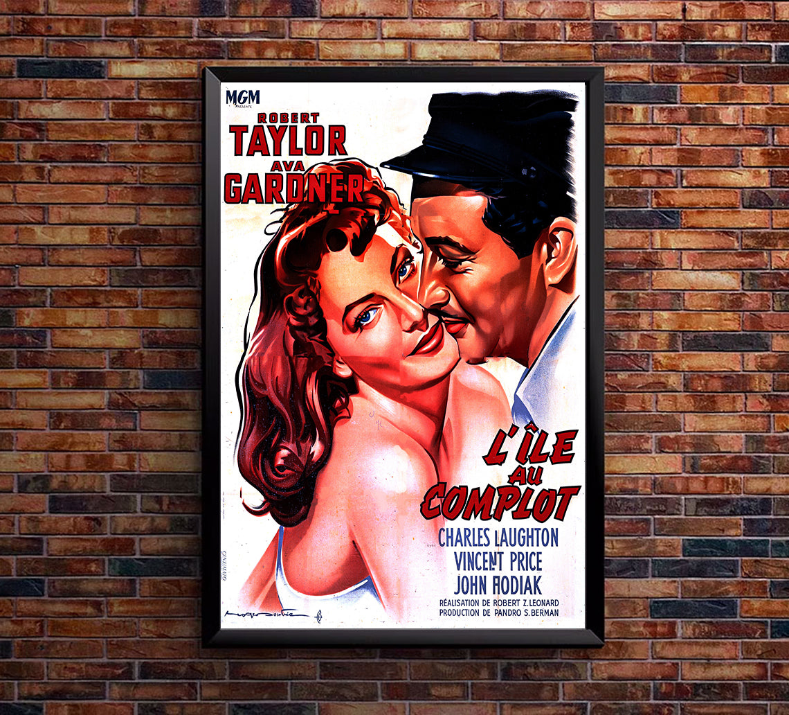 The Bribe 1949 - France - v1 - Classic Movie Poster