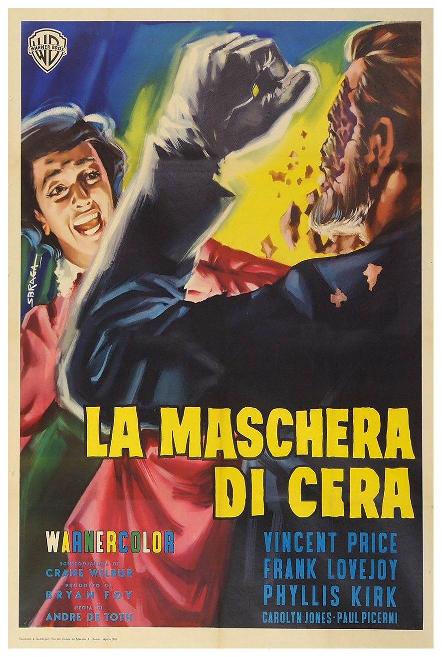 House of Wax 1953 - Italy - v4 - Classic Movie Poster