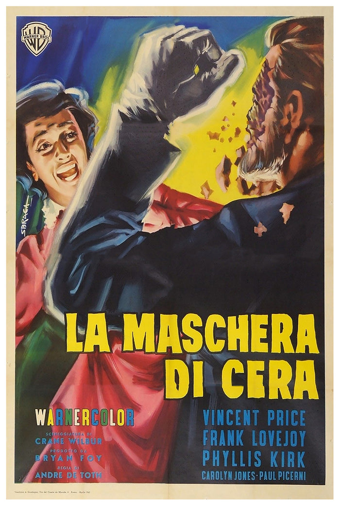 House of Wax 1953 - Italy - v4 - Classic Movie Poster