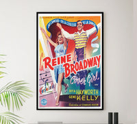 Cover Girl 1944 - Rita Hayworth - Belgium - Classic Movie Poster