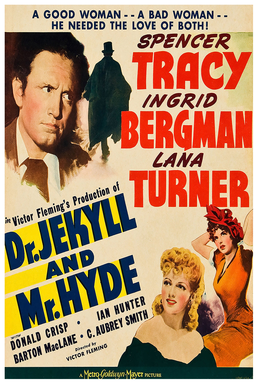 Dr. Jekyll and Mr. Hyde 1941 - US - v6 - Classic Movie Poster