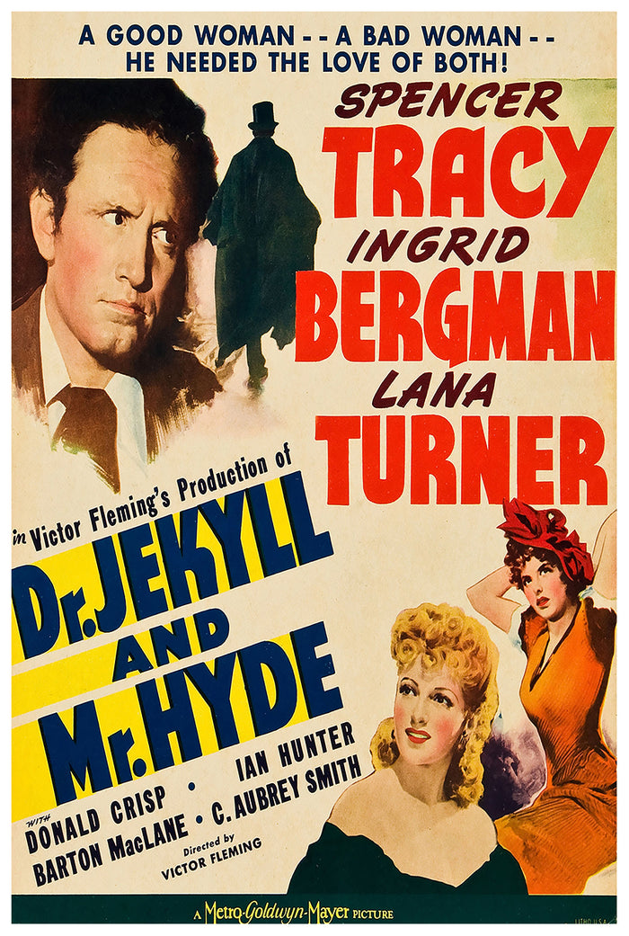 Dr. Jekyll and Mr. Hyde 1941 - US - v6 - Classic Movie Poster