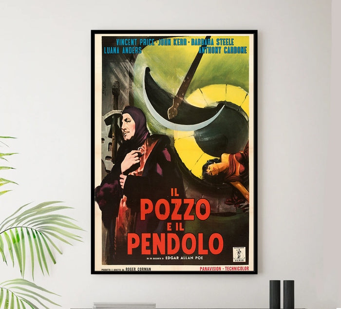 Pit and the Pendulum 1961 - Italy - v1 - Classic Movie Poster