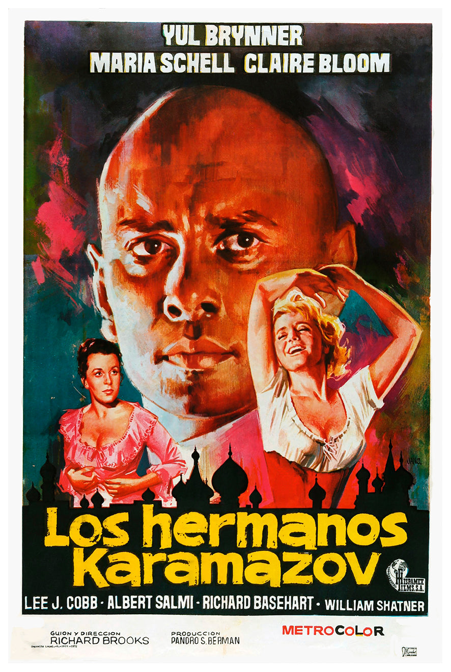 The Brothers Karamazov 1958 - Spain - v1 - Classsic Movie Poster