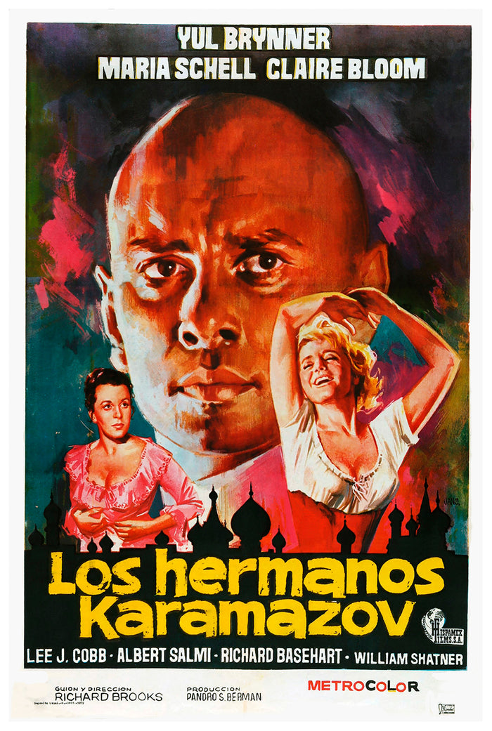 The Brothers Karamazov 1958 - Spain - v1 - Classsic Movie Poster