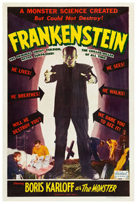 Frankenstein 1931 - US - v9 - Classic Movie Poster