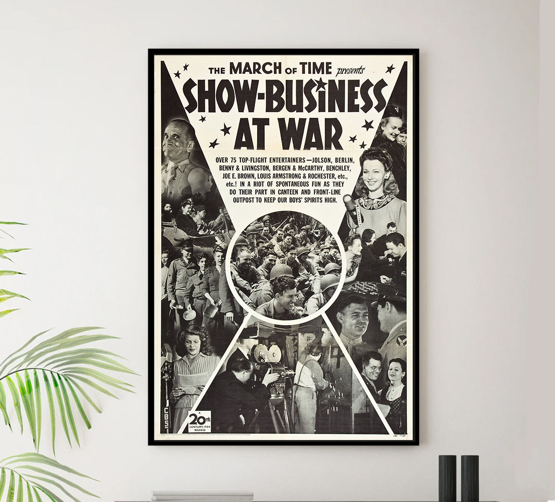 Show-Business at War 1943 - Rita Hayworth - US - Classic Movie Poster