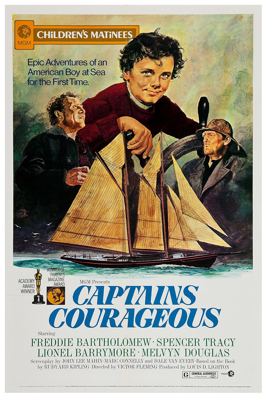 Captains Courageous 1937 - US - v6 - Classic Movie Poster