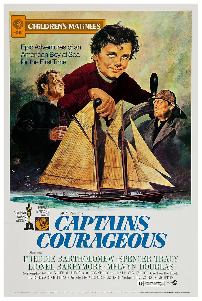 Captains Courageous 1937 - US - v6 - Classic Movie Poster