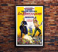 The Buccaneer 1958 - France - v1 - Classsic Movie Poster