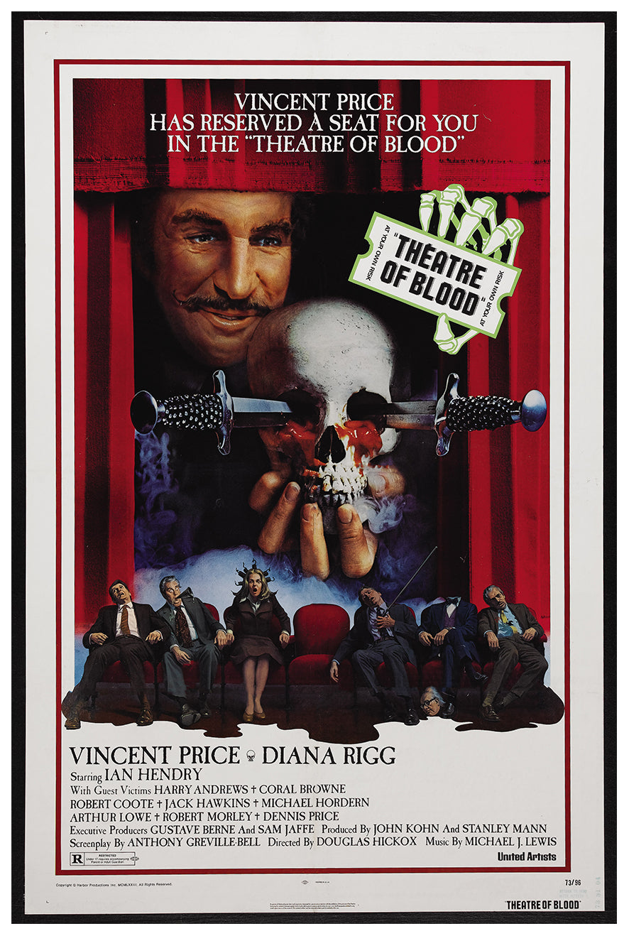 Theater of Blood 1973 - US - v1 - Classic Movie Poster