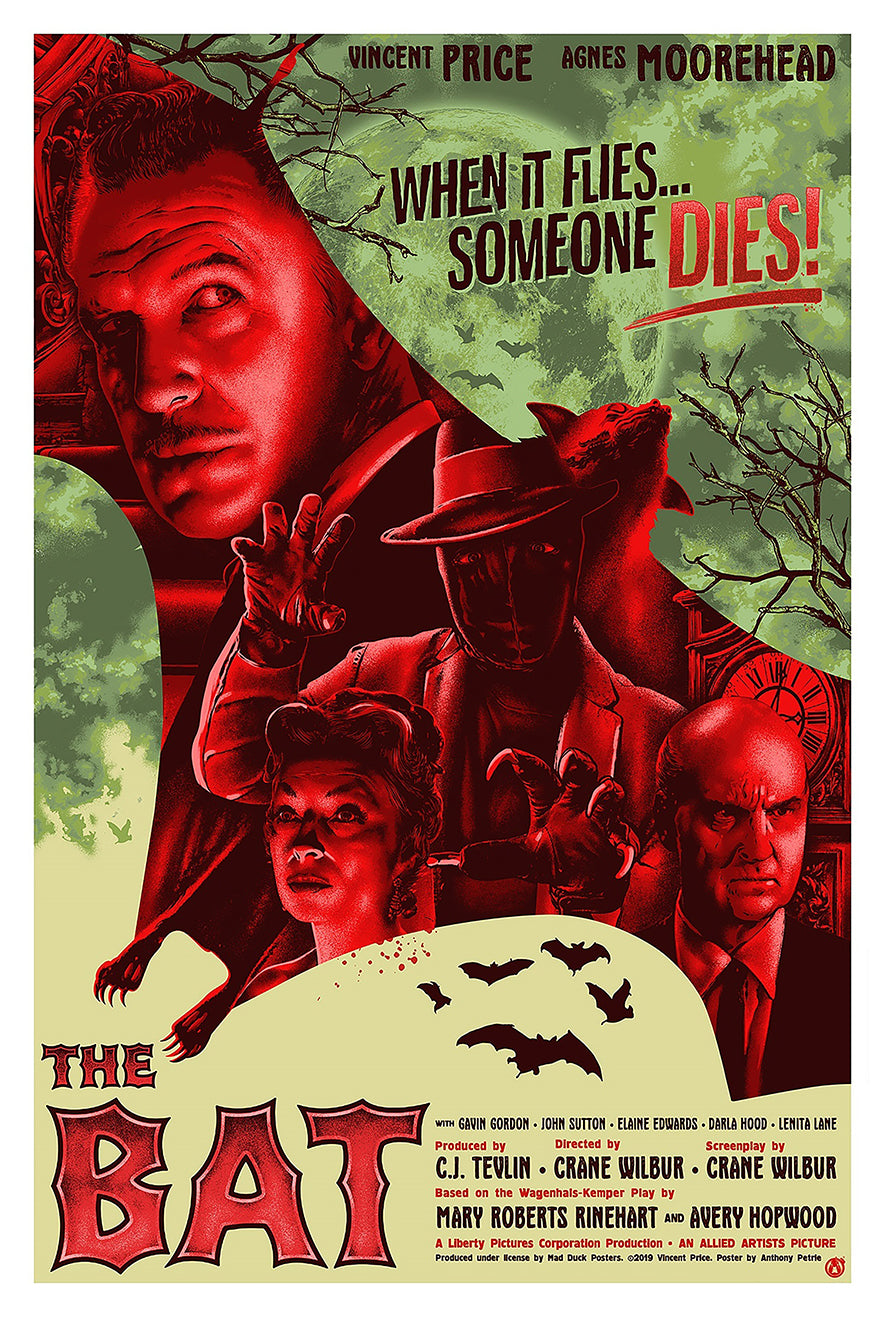 The Bat 1959 - US - v2 - Classic Movie Poster