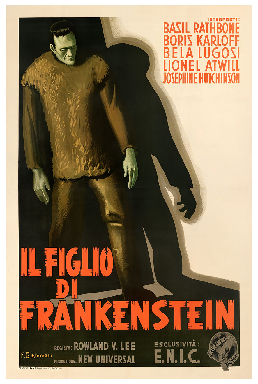 Son of Frankenstein 1939 - France - v1 - Classic Movie Poster