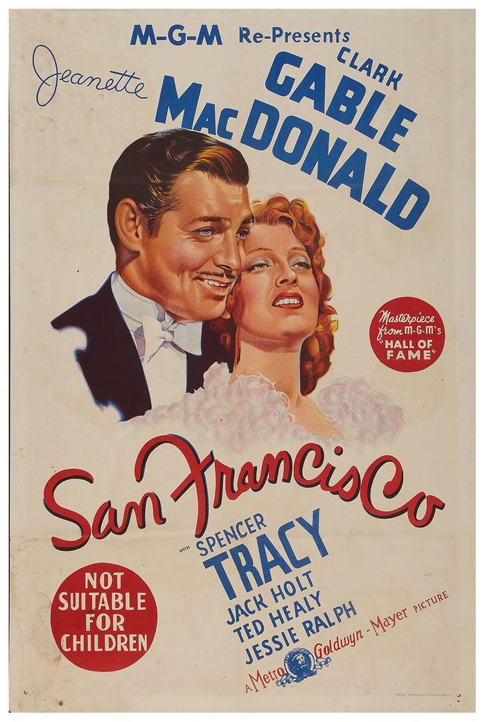 San Francisco 1936 - Australia - v1 - Classic Movie Poster