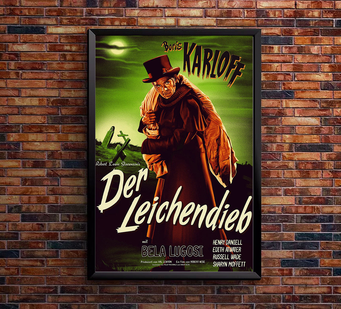 The Body Snatcher 1945 - Germany - v1 - Classic Movie Poster