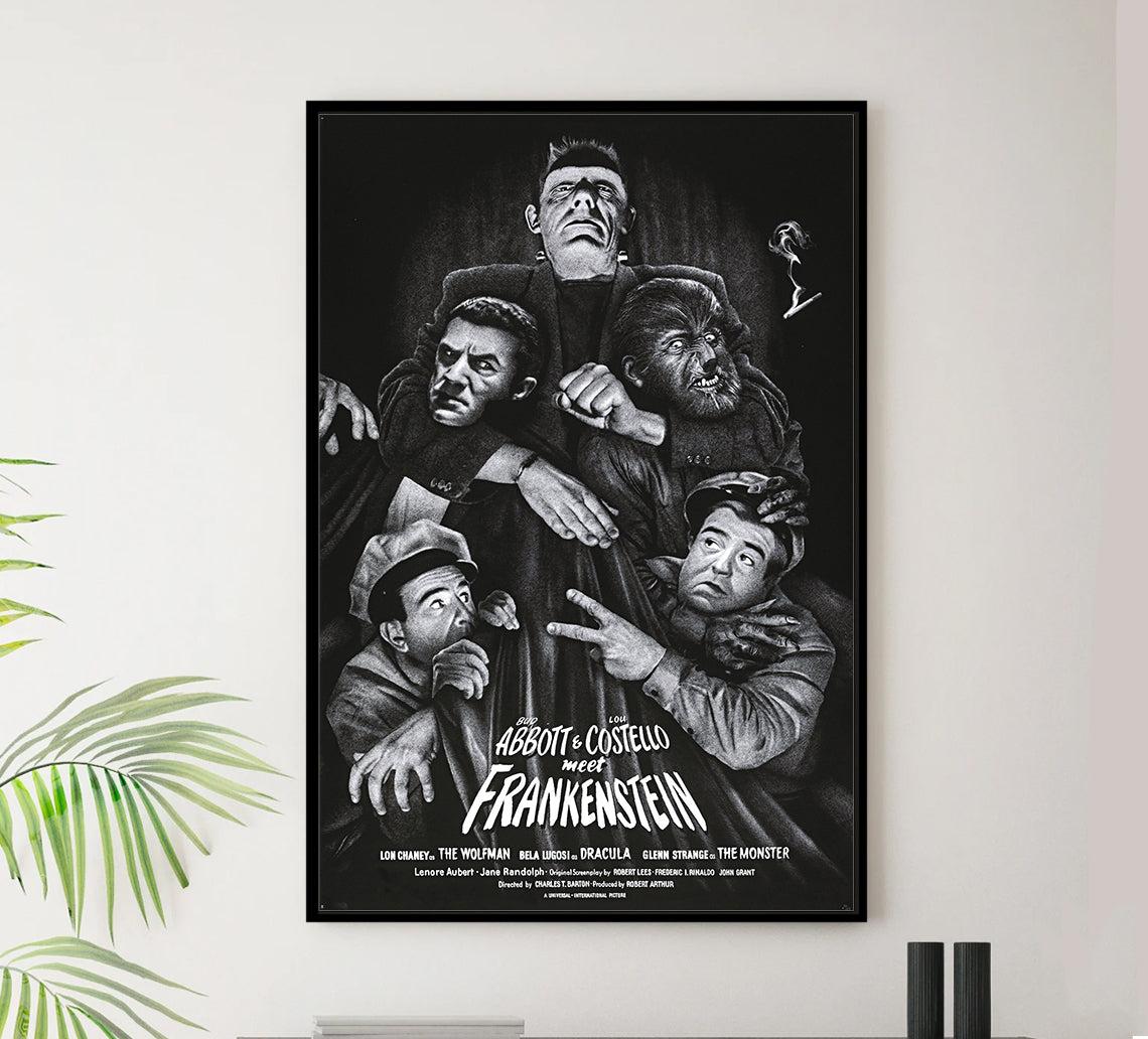 Bud Abbott Lou Costello Meet Frankenstein 1948 - US - v11 - Classic Movie Poster