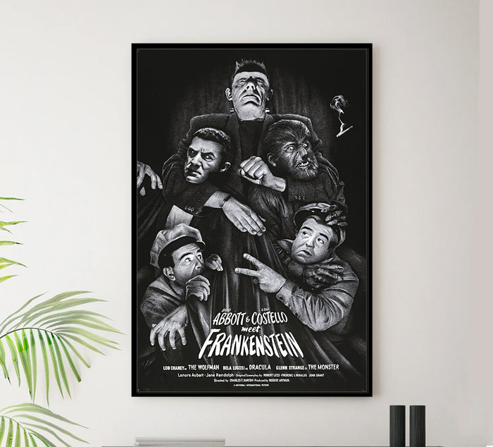 Bud Abbott Lou Costello Meet Frankenstein 1948 - US - v11 - Classic Movie Poster