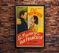 Rebellion 1936 - Rita Hayworth - Argentina - Classic Movie Poster