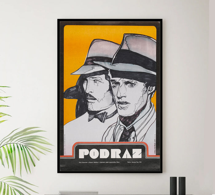 The Sting 1973 - Paul Newman - Czech Republic - Classic Movie Poster