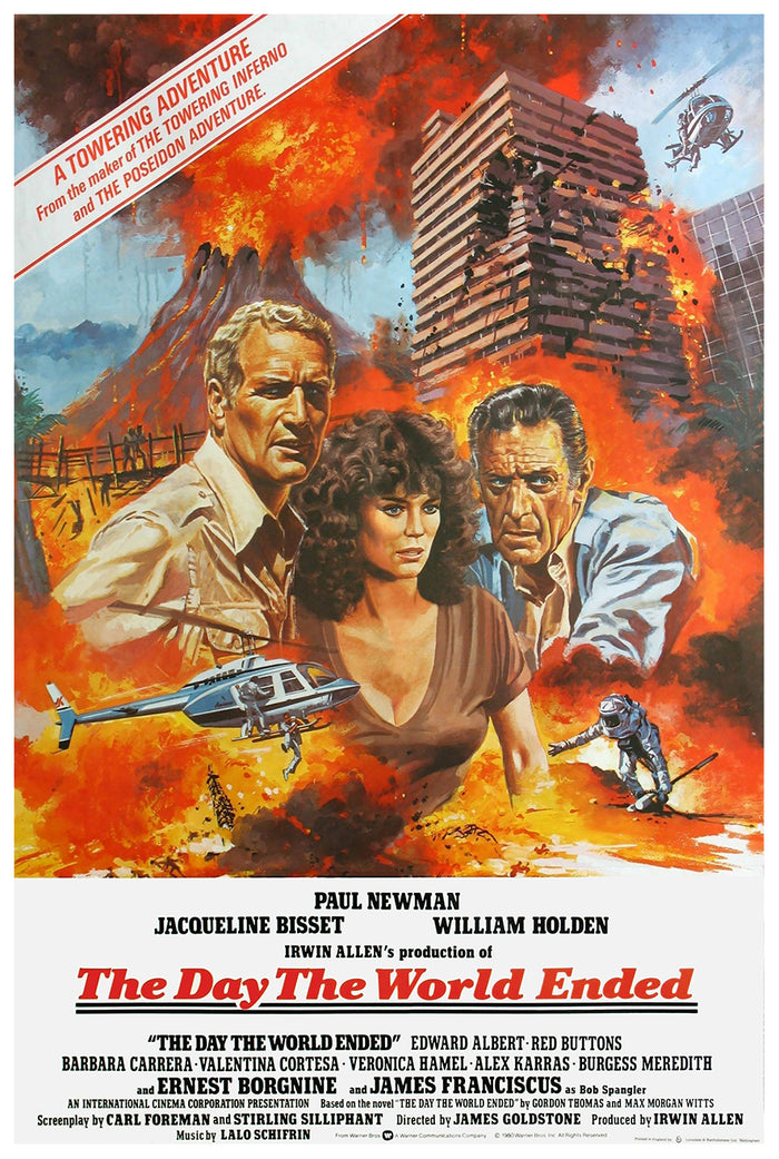 When Time Ran Out... 1980 - Paul Newman - UK - Classic Movie Poster