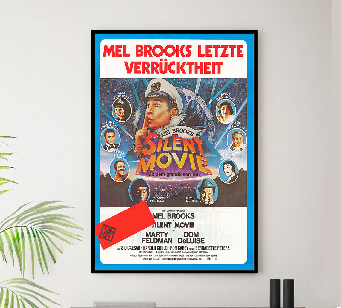 Silent Movie 1976 - Paul Newman - Germany - Classic Movie Poster
