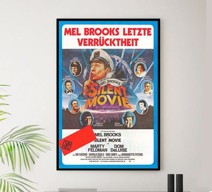 Silent Movie 1976 - Paul Newman - Germany - Classic Movie Poster