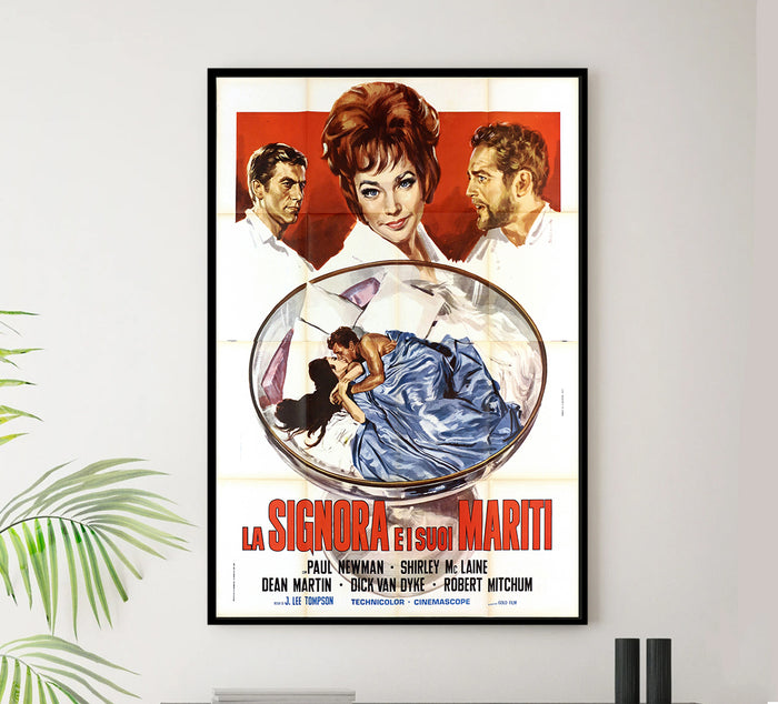 What a Way to Go! 1964 - Paul Newman - Italy (2) - Classic Movie Poster