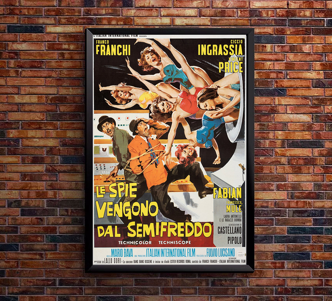 Dr Goldfoot and the Girl Bombs 1966 - Italy - v1 - Classic Movie Poster