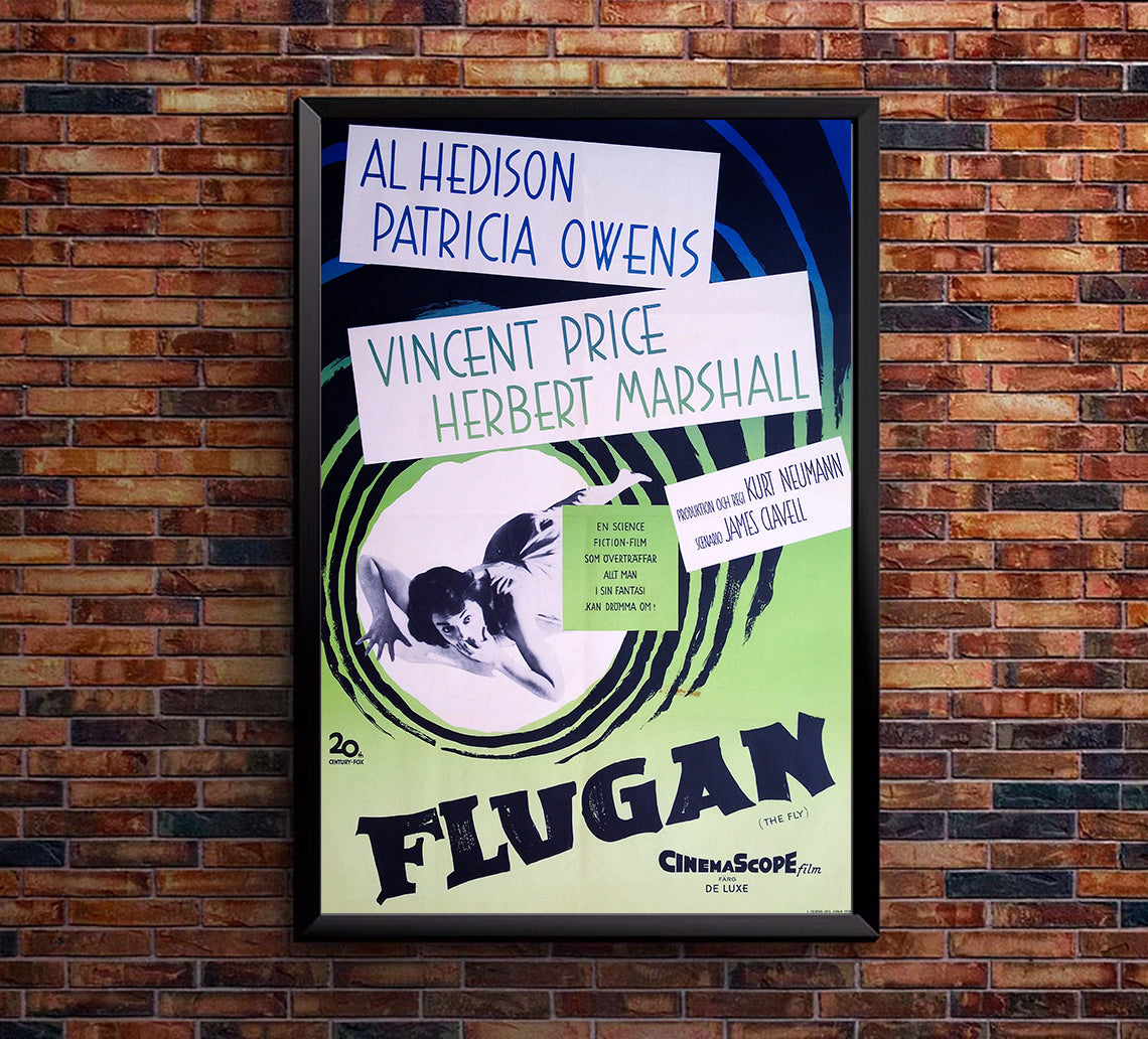 The Fly 1958 - Sweden - v1 - Classic Movie Poster
