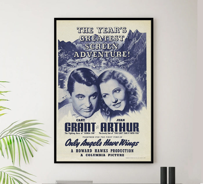 Only Angels Have Wings 1939 - Rita Hayworth - US (3) - Classic Movie Poster