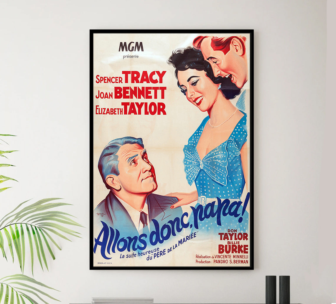 Father's Little Dividend 1951 - France - v1 - Classic Movie Poster
