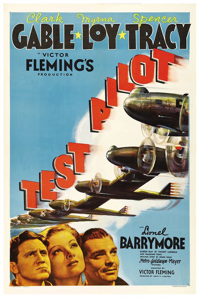 Test Pilot 1938 - US - v1 - Classic Movie Poster