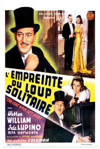 The Lone Wolf Spy Hunt 1939 - Rita Hayworth - Belgium - Classic Movie Poster