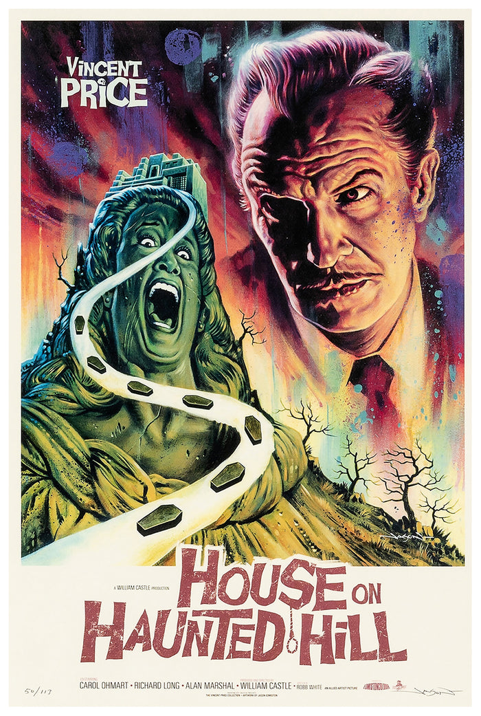 House on Haunted Hill 1959 - US - v6 - Classic Movie Poster