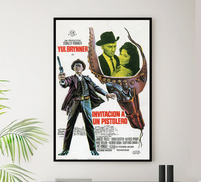 Invitation to a Gunfighter 1964 - Spain - v1 - Classsic Movie Poster