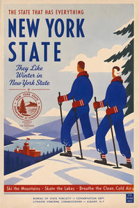 New York - The State That Has Every Thing - Vintage Tourism Travel Poster