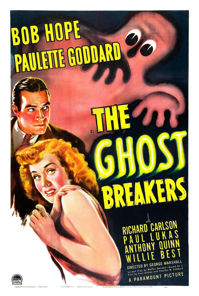 The Ghost Breakers - 1940 - Vintage Movie Poster